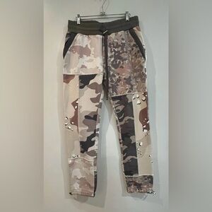 Amiri Camo Patchwork Sweatpants